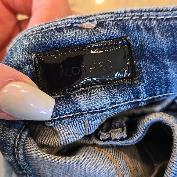 Mother Looker Skinny Jeans Medium Kitty - Picture 8 of 15